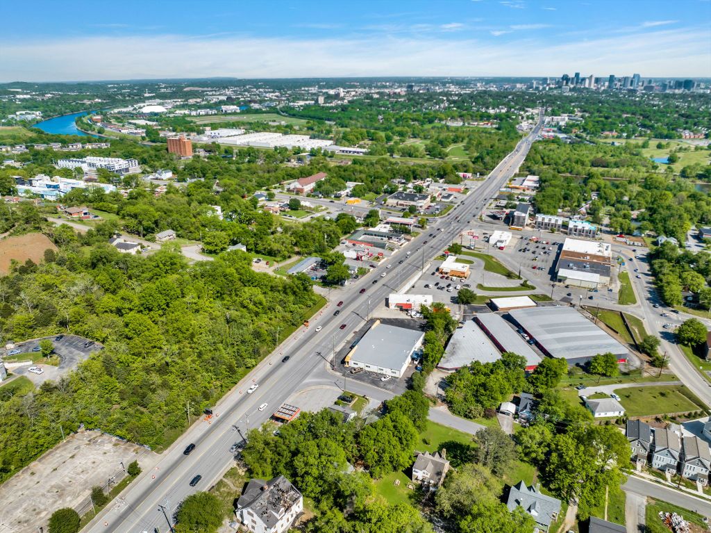 Manchester Ave Area - Drone View